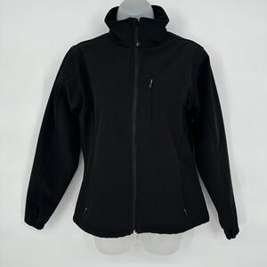 Woolrich Women's S Black Softshell Jacket Cold Weather Rain Warmth Tactical Coat